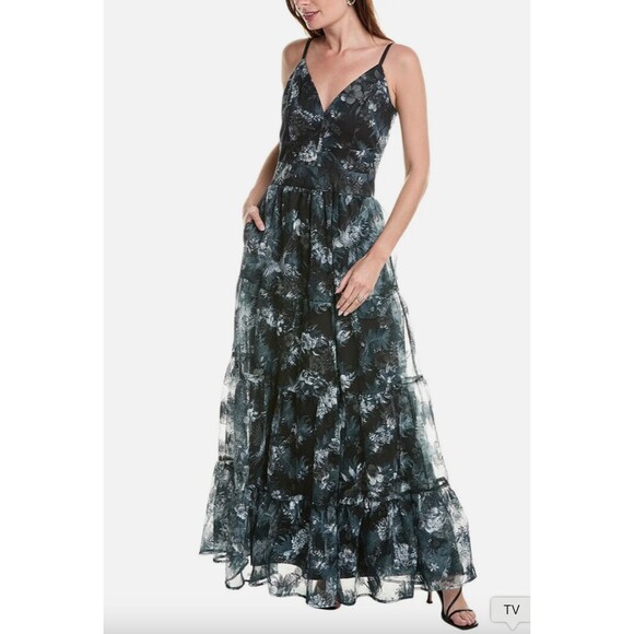 NWT Johnny Was Dreamer Maxi Dress Women Size 12 Feminine Evening Party Boho $598 - Picture 5 of 16
